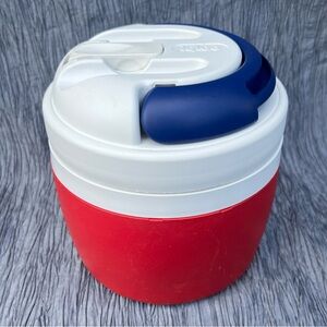 IGLOO Elite 1/2 gal Water Cooler Dog K9 Training Drinking Red, White & Blue USA